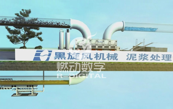 泥浆处理设备三维动画演示