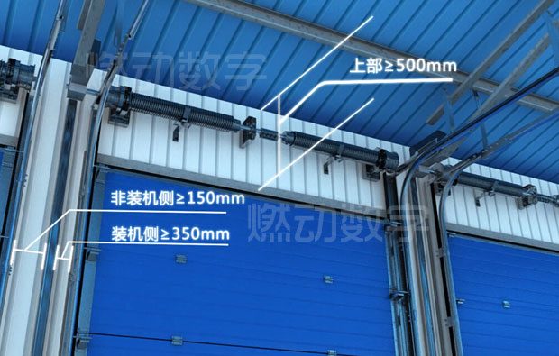 工业电动提升门、工业滑升门三维动画制作