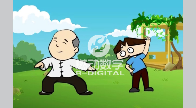万家灯火电视片头flash动画