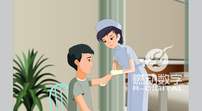 医疗急救包扎flash动画